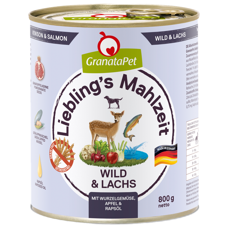 GranataPet Liebling's Mahlzeit Wild & Lachs 800 g