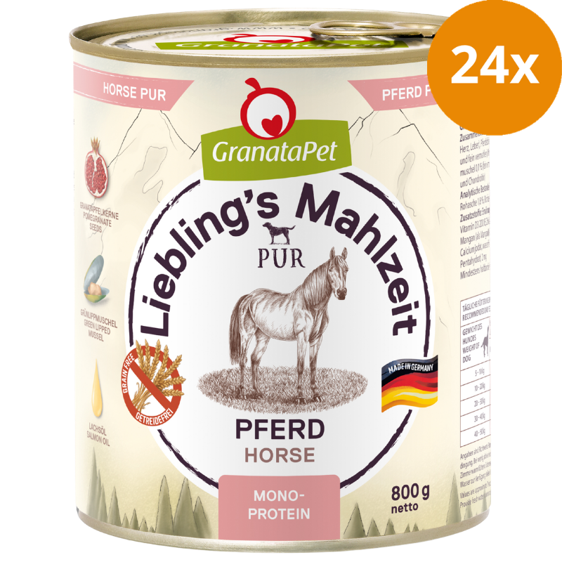 GranataPet Liebling´s Mahlzeit PUR Pferd 800 g