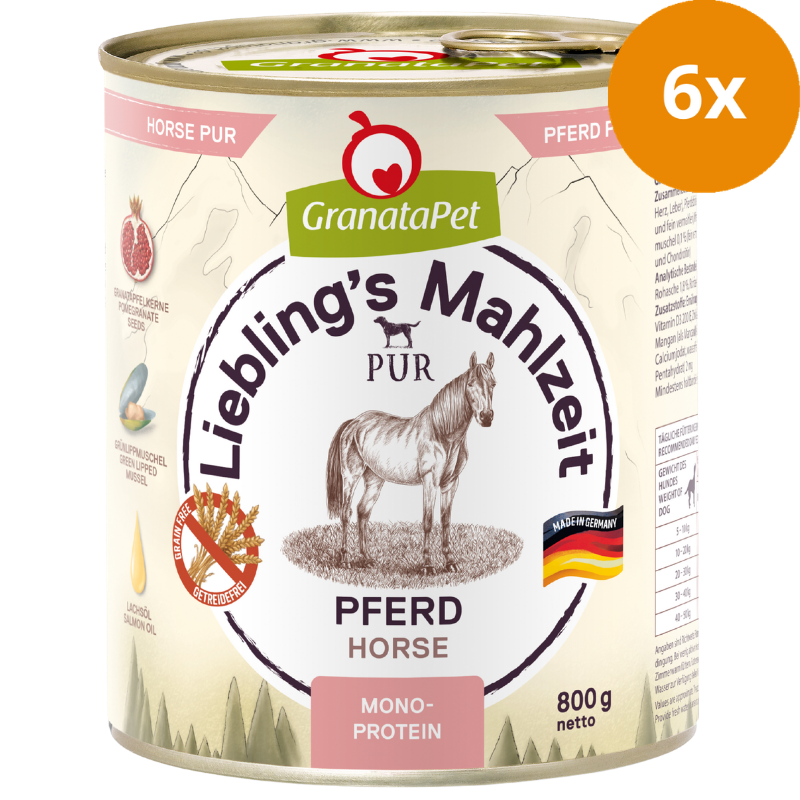 GranataPet Liebling´s Mahlzeit PUR Pferd 800 g