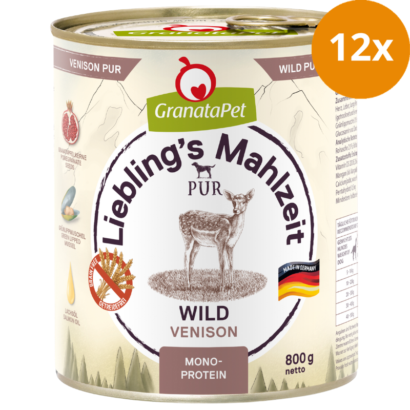 GranataPet Liebling´s Mahlzeit PUR Wild 800 g