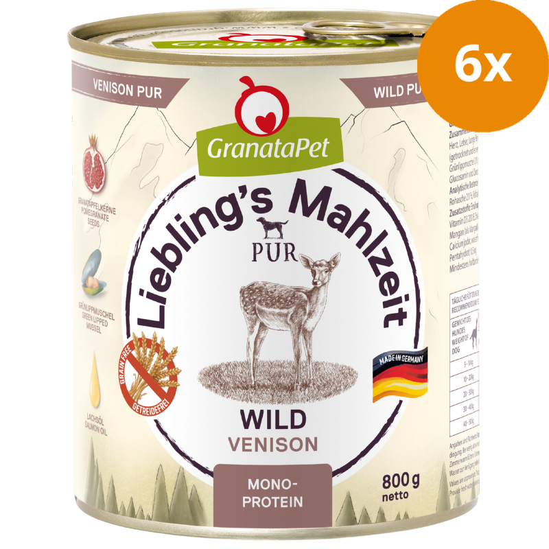 GranataPet Liebling´s Mahlzeit PUR Wild 800 g