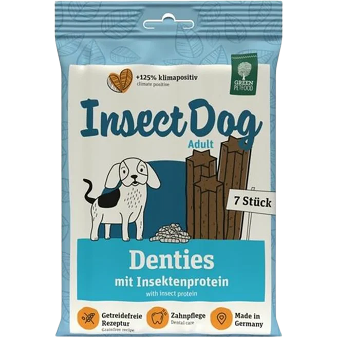 Green Petfood InsectDog Denties 180 g