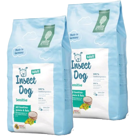 Green Petfood InsectDog Sensitive mit Insekten & Reis