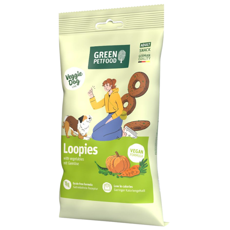 Green Petfood Loopies with Vegetables 100 g