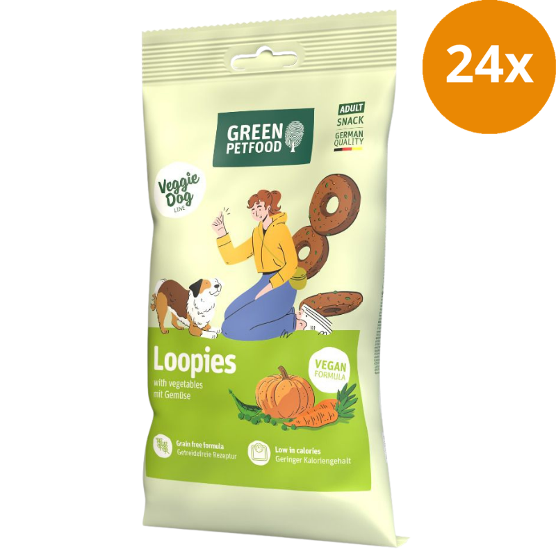 Green Petfood Loopies with Vegetables 100 g