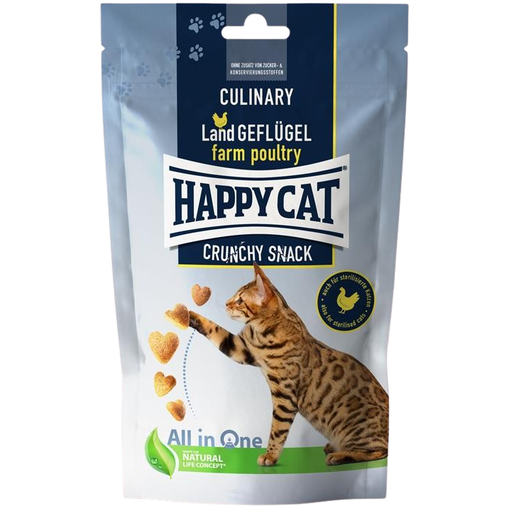 Happy Cat Culinary Crunchy Snack Land-Geflügel 70 g