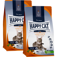 Sparpaket Happy Cat Culinary Land Ente 2 x 4 kg
