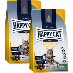Sparpaket Happy Cat Culinary Land Geflügel 2 x 10 kg
