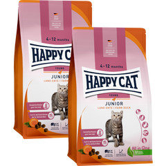 Sparpaket Happy Cat Junior Land Ente 2 x 4 kg