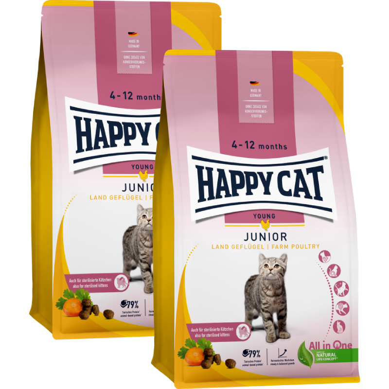 Happy Cat Junior Land Geflügel