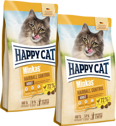 Sparpaket Happy Cat Minkas Hairball Control Geflügel 2 x 10 kg
