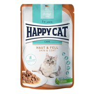 Happy Cat PB Care Meat in Sauce Haut & Fell 85 g