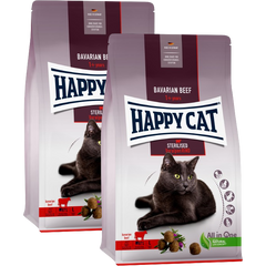 Sparpaket Happy Cat Sterilised Voralpen Rind 2 x 10 kg
