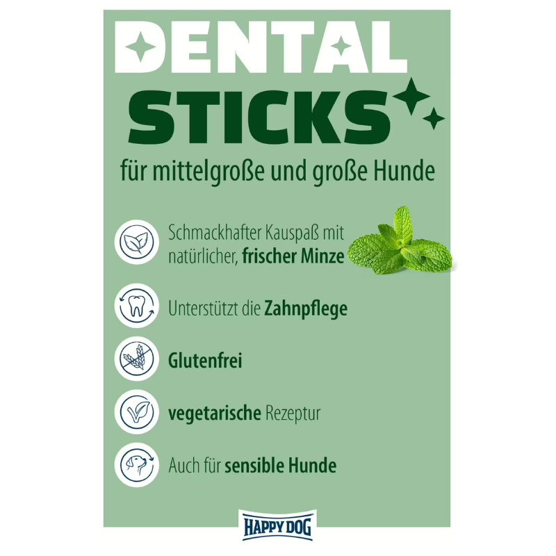 Happy Dog Dental Snack Mixpaket Medium