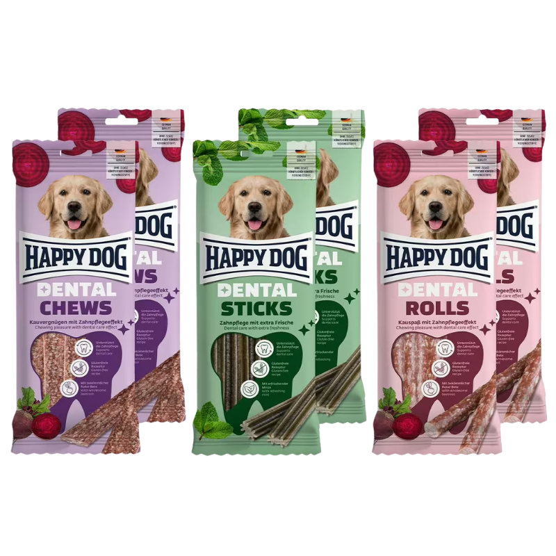 Happy Dog Dental Snack Mixpaket Medium