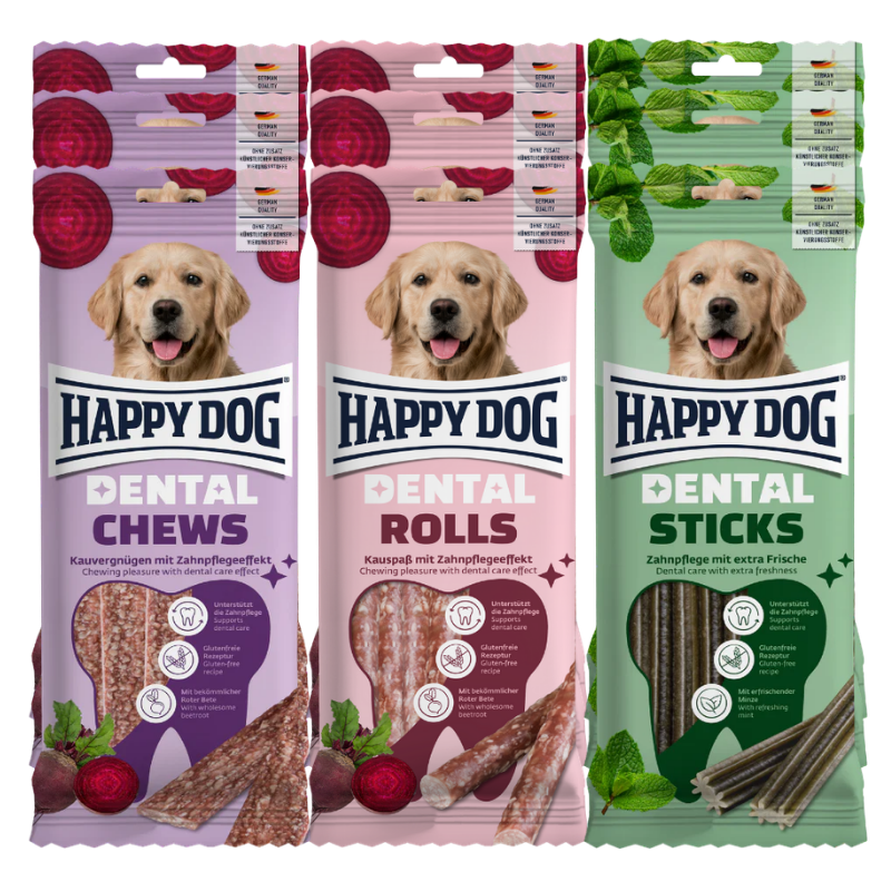 Happy Dog Dental Snacks Probiermix