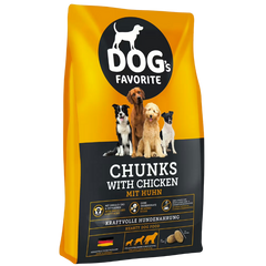 Happy Dog Favorite Chunks mit Huhn