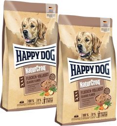 Sparpaket Happy Dog NaturCroq Flocken Vollkost 2 x 10 kg