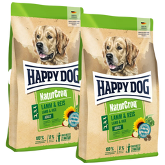 Sparpaket Happy Dog NaturCroq Lamm & Reis 2 x 15 kg