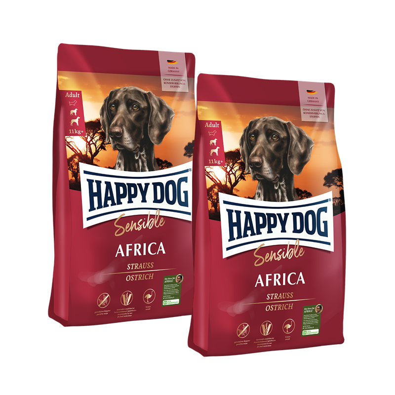 Sparpaket Happy Dog Sensible Africa 2 x 12,5 kg