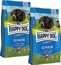 Sparpaket Happy Dog Sensible Junior Lamm & Reis 2 x 10 kg