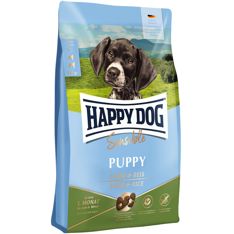 Kombipaket Happy Dog Puppy Lamm & Reis