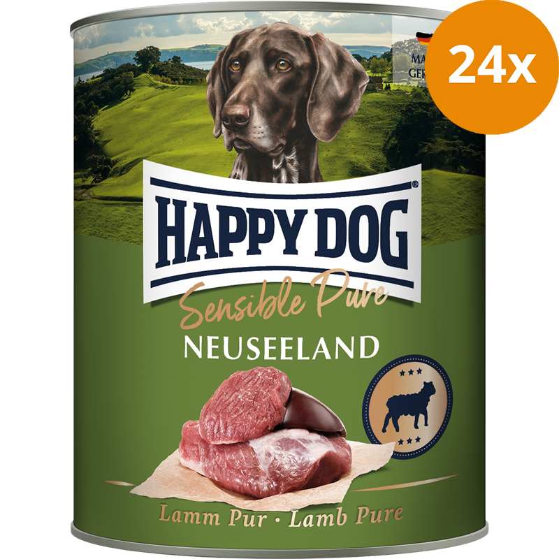 Happy Dog Sensible Pure Neuseeland Lamm Pur 800 g
