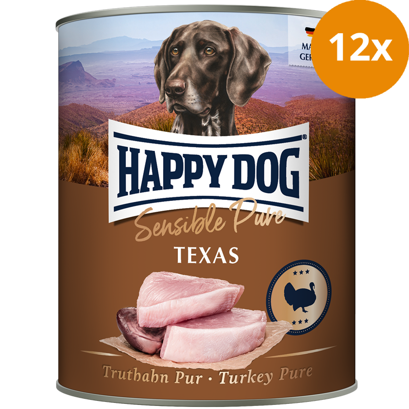 Happy Dog Sensible Pure Texas Truthahn Pur 800 g
