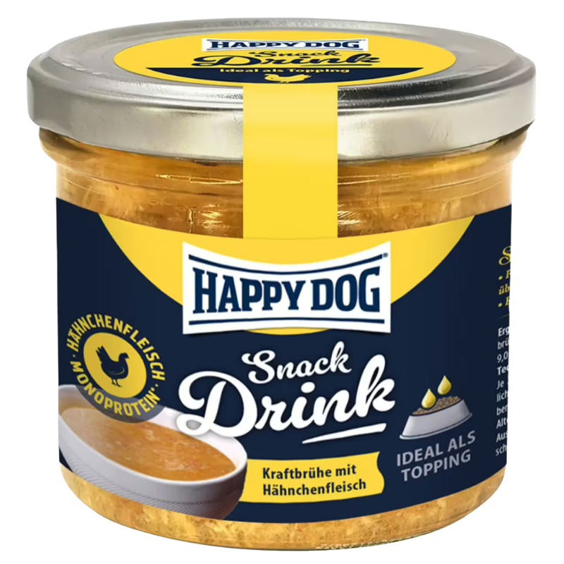 Happy Dog Snack Drink mit Hähnchenfleisch