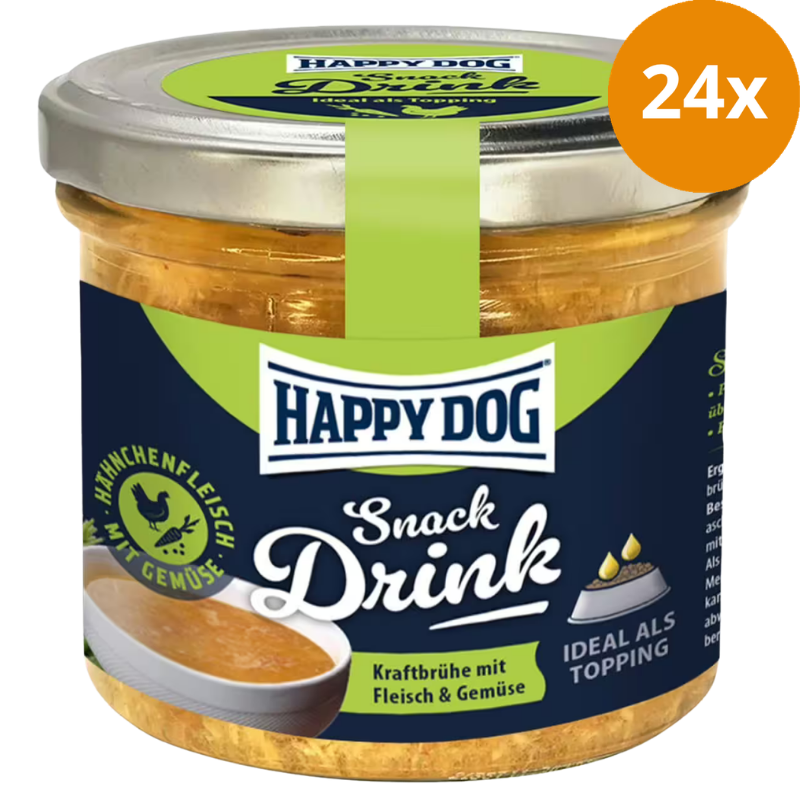 Happy Dog Snack Drink mit Hähnchenfleisch und Gemüse