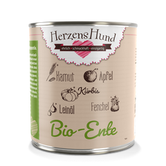 HerzensHund Bio Ente mit Bio Gemüse 800 g