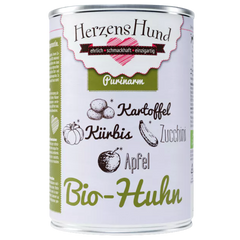 Herzenshund Bio-Huhn mit Bio-Kartoffel 400 g