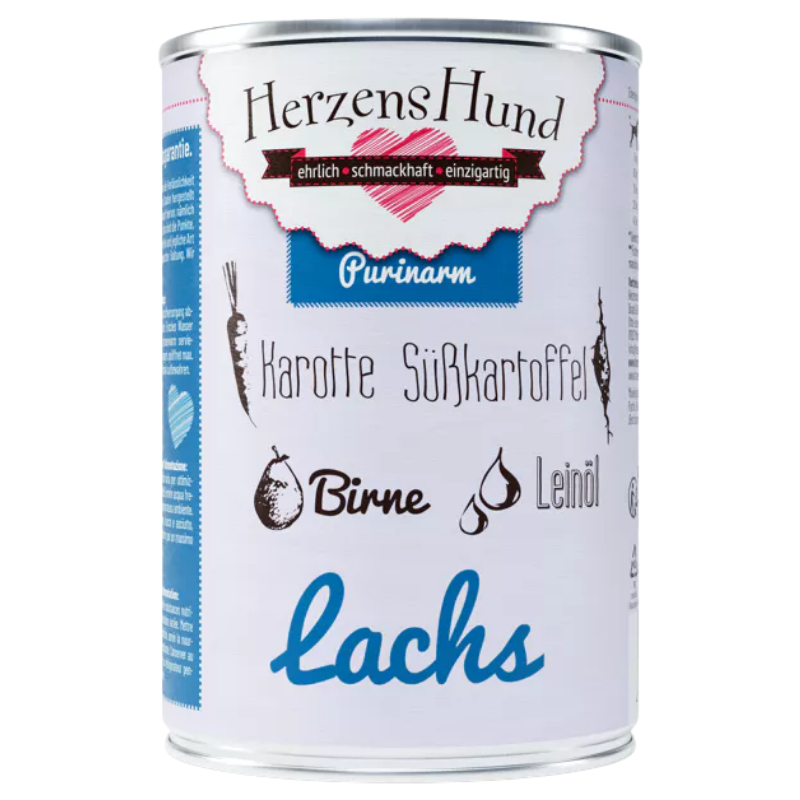 Herzenshund Lachs mit Karotte 400 g