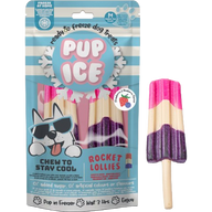 Imaginelles Pup Ice Dog Snack Rocket Lollies Strawberry & Blueberry M