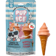 Imaginelles Pup Ice Dog Snack Waffle Cones Strawberry M