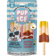 Imaginelles Pup Ice Dog Snack Rocket Lollies Banana & Chocolate M