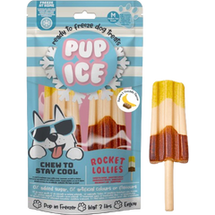 Imaginelles Pup Ice Dog Snack Rocket Lollies Banana & Chocolate M