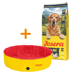 Josera Chicken & Rice Medi/Maxi 12,5 kg + GRATIS Josera Hundepool