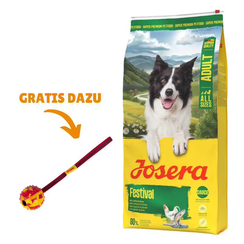 Josera Festival 12,5 kg + GRATIS Josera Wurfball