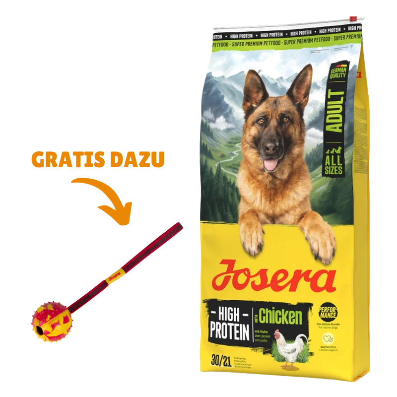Josera High Protein Huhn 12,5 kg + GRATIS Josera Wurfball