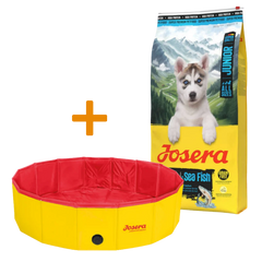 Josera High Protein Junior Sea Fish 12,5 kg + GRATIS Josera Hundepool