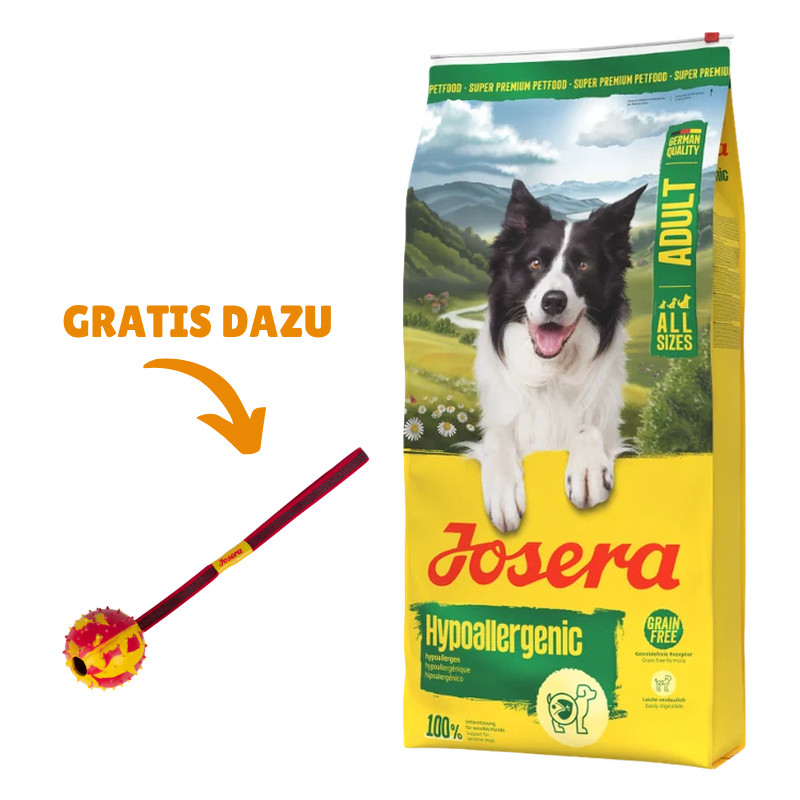 Josera Hypoallergenic 12,5 kg + GRATIS Josera Wurfball