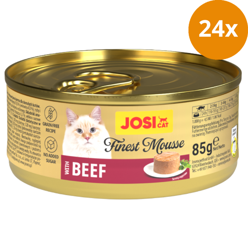 Josera JosiCat Finest Mousse with Beef 85 g