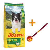 Josera Light & Vital 12,5 kg + GRATIS Josera Wurfball