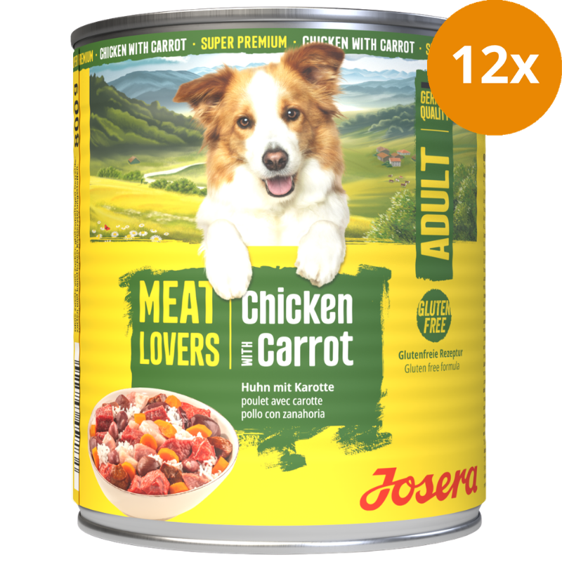Josera Meat Lovers Adult Menu Chicken & Carrot 800 g