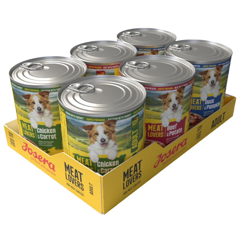 Josera Meat Lovers Adult Menu Multipack 6 x 800 g