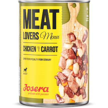 Josera Meat Lovers Menü Chicken with Carrot  400 g