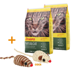 Josera NatureCat 2 x 10 kg + GRATIS TRIXIE Spielmaus