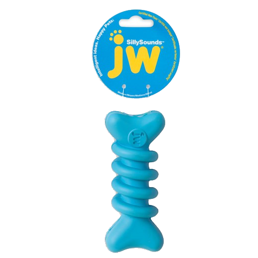 JW Pet Sillysounds Spiral Bone Large