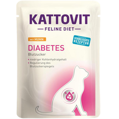 Kattovit Feline Diet Diabetes Huhn 85 g
